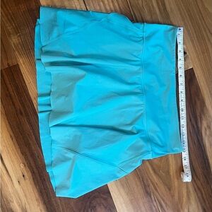 Athleta Ace high rise Gulf Green/Teal 15 1/2” Tennis Skort